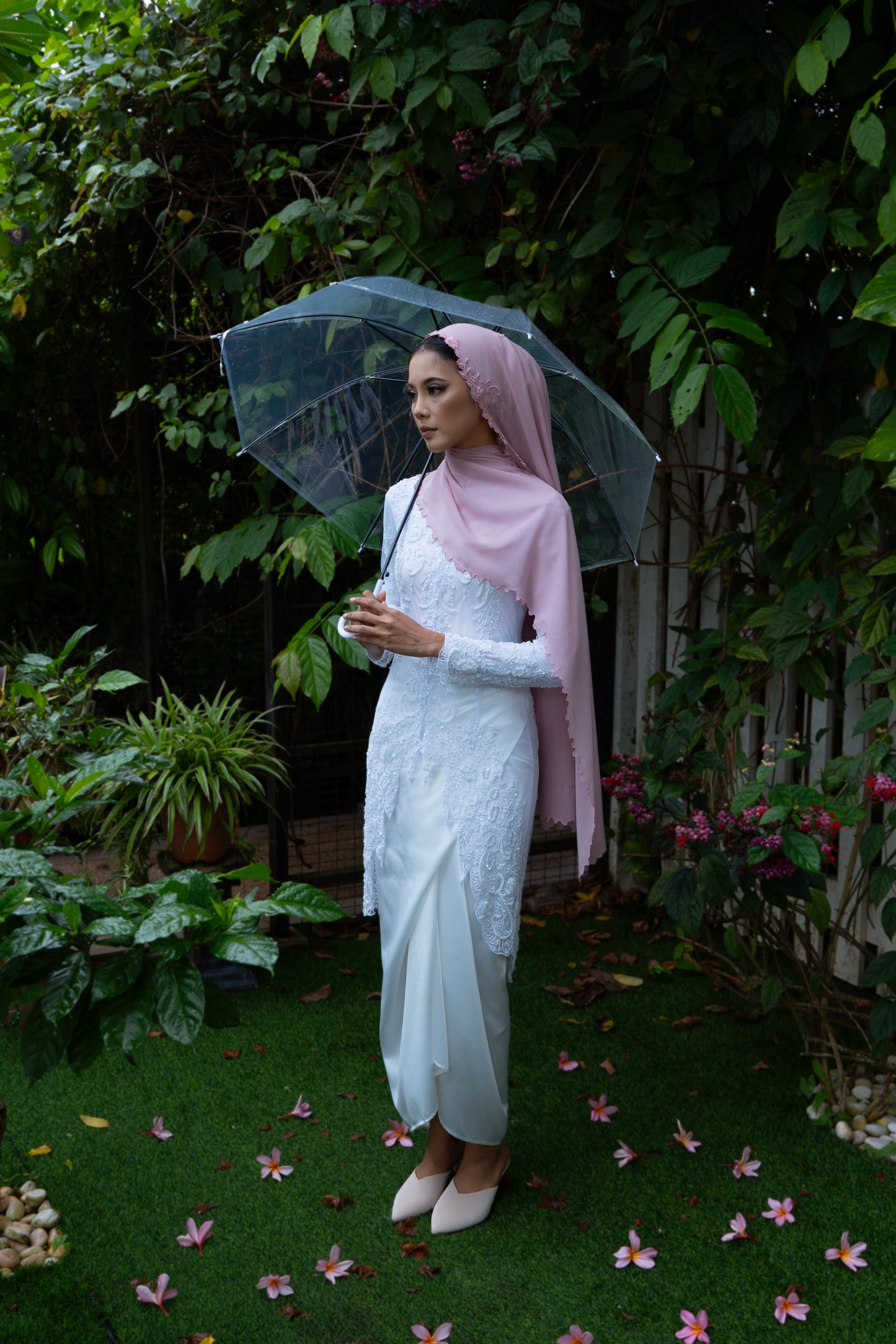 Saḥarā Sulam Shawl - Rosy Pink