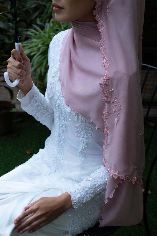 Saḥarā Sulam Shawl - Rosy Pink