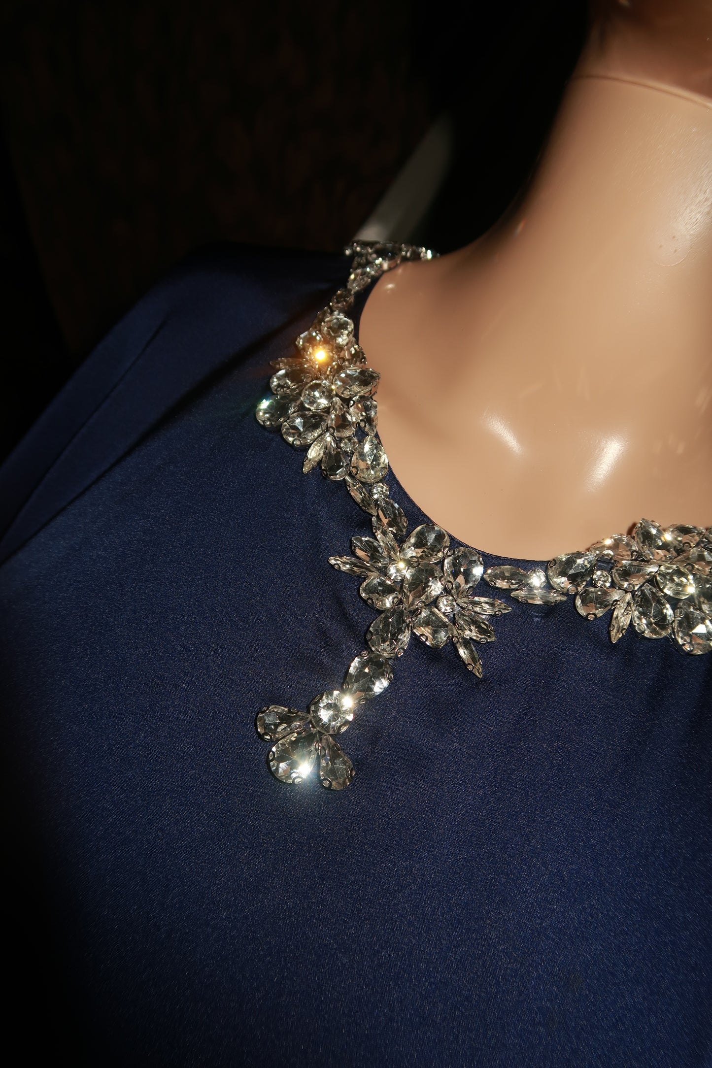Saḥarā Beaded Kaftan - Atlantic Blue