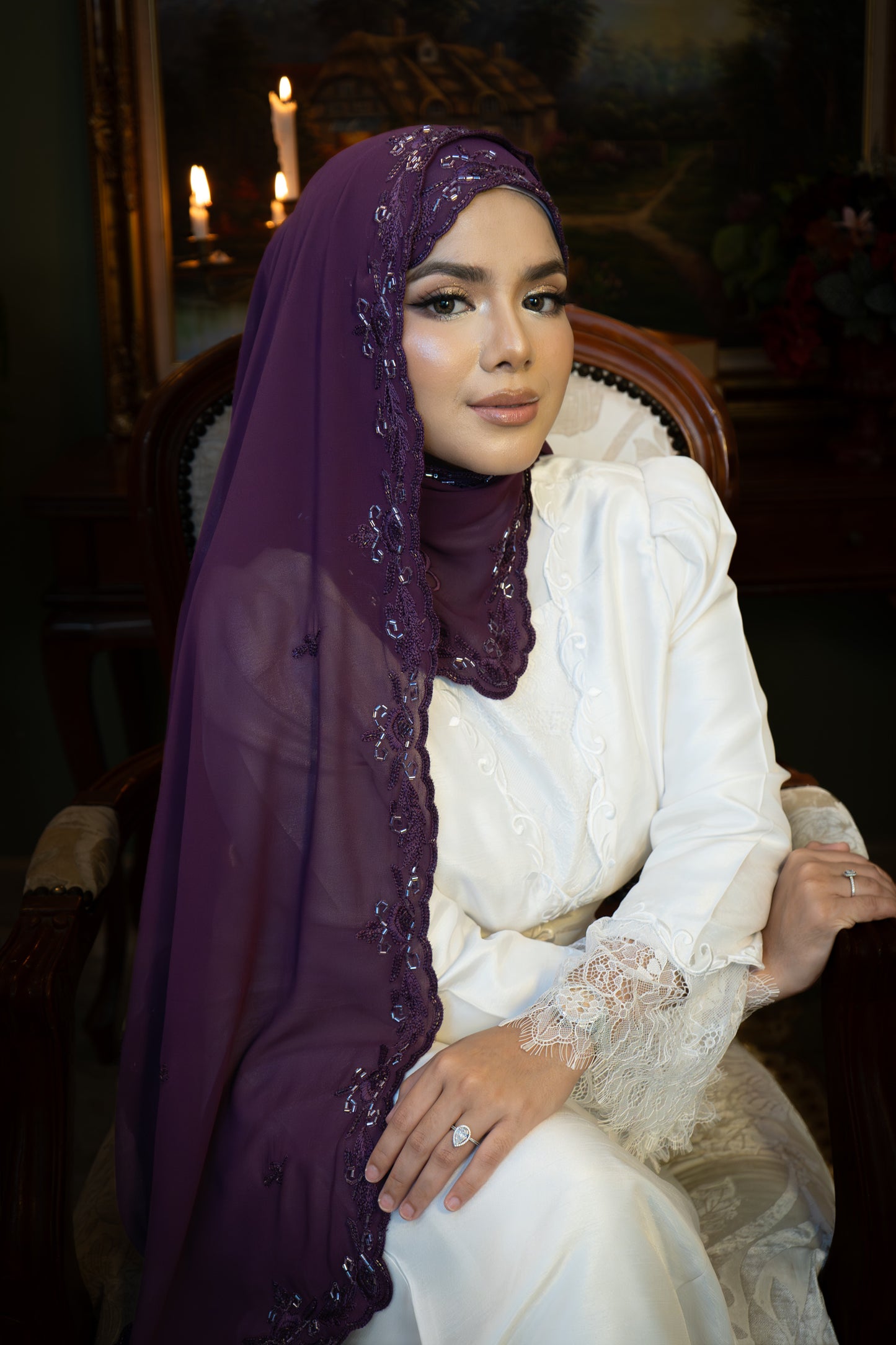 (Minor Defect) Beaded Shawl Vol III
