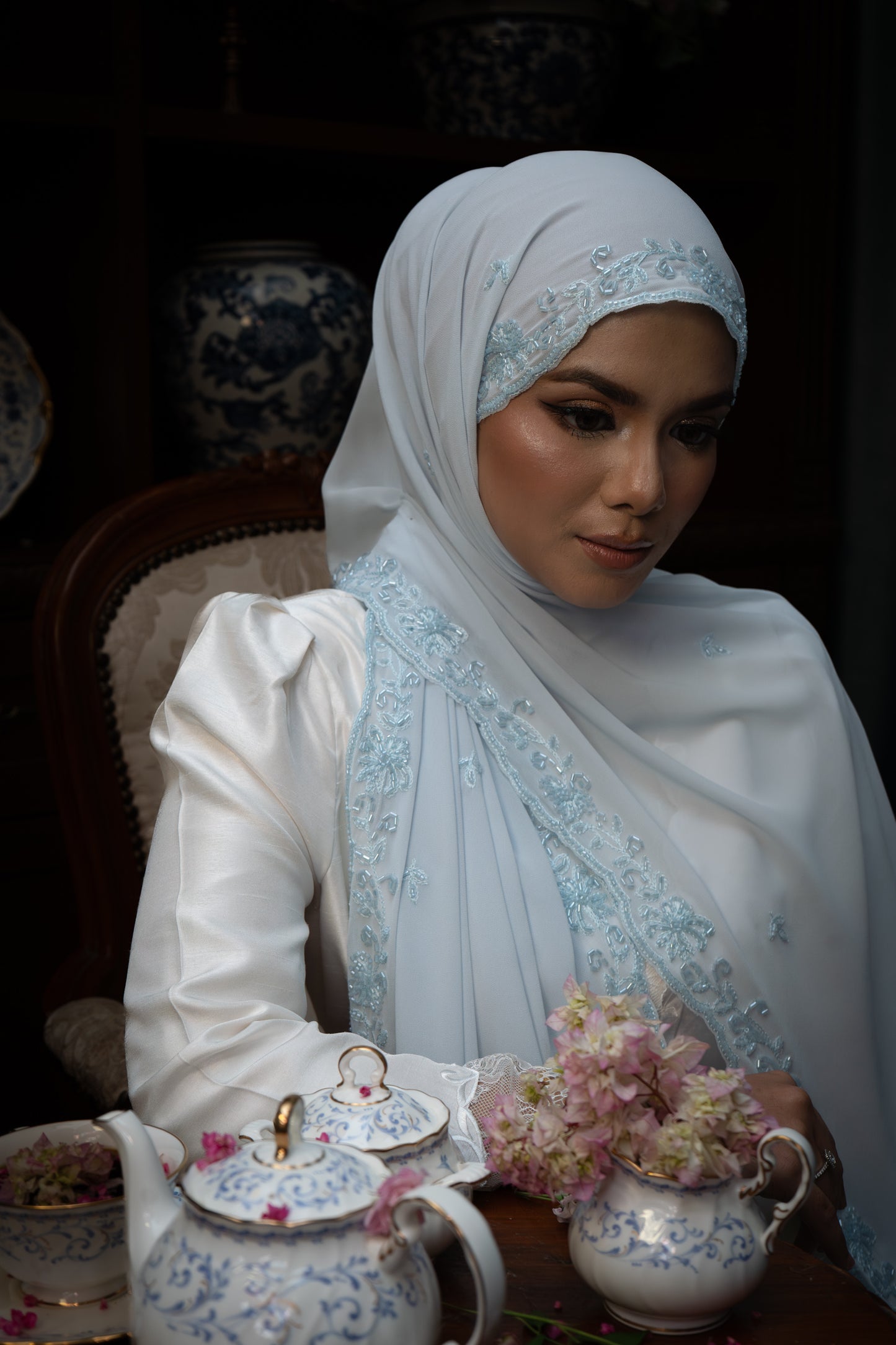 Beaded Vol III - Snowy Blue