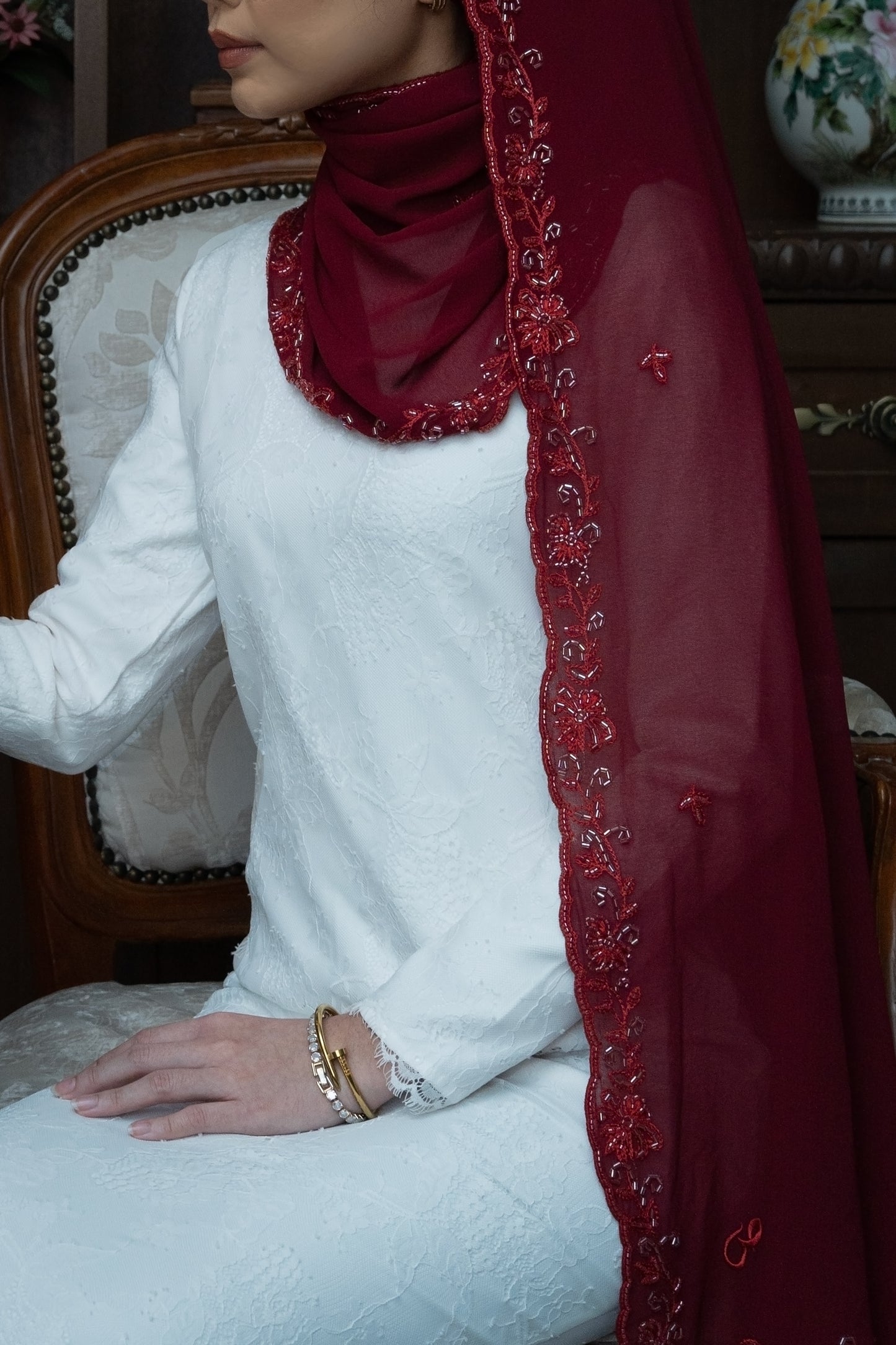 Beaded Vol III - Maroon