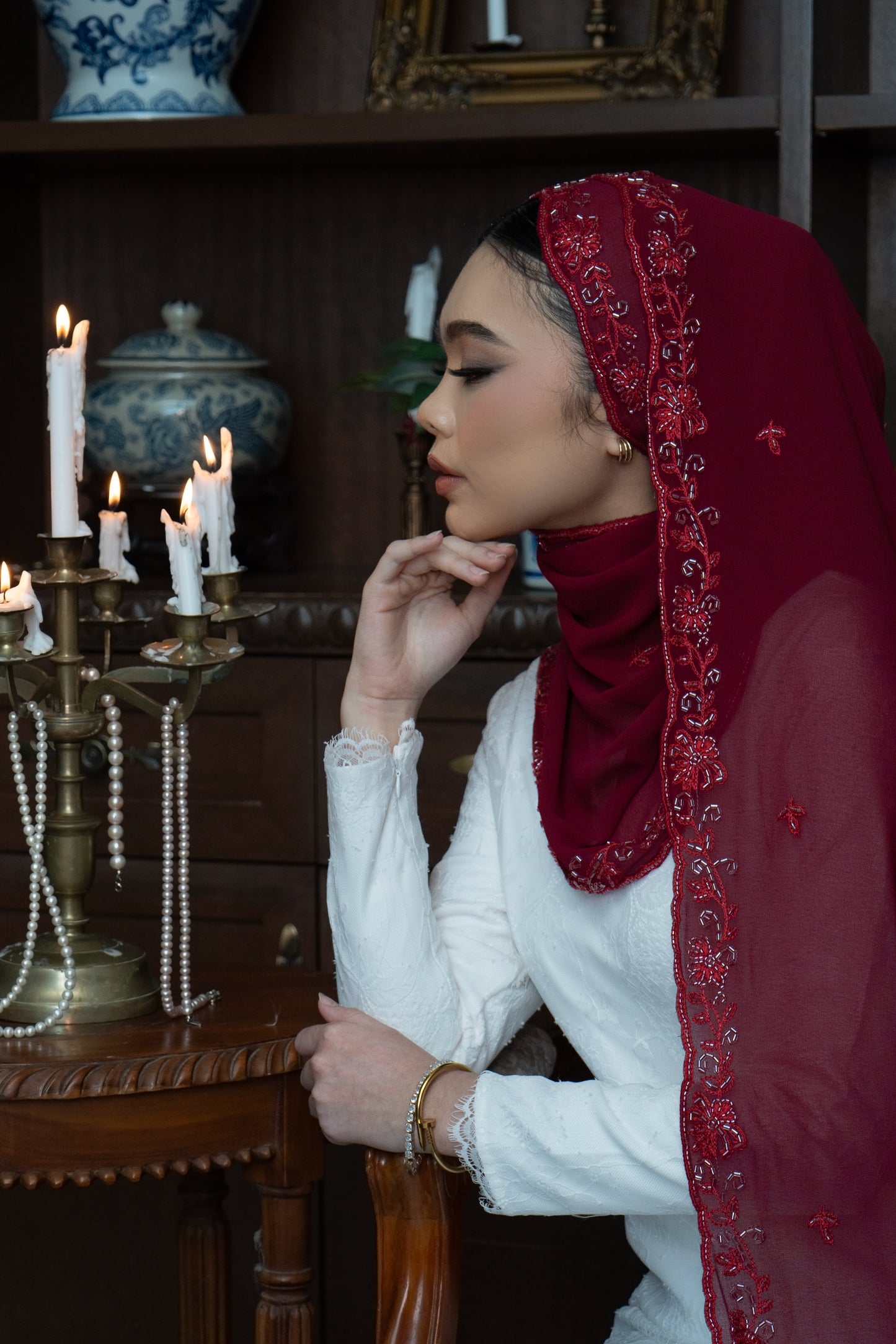 Beaded Vol III - Maroon