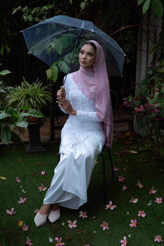 Saḥarā Sulam Shawl - Rosy Pink
