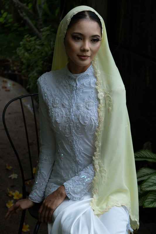 Saḥarā Sulam Shawl - Daisy Yellow