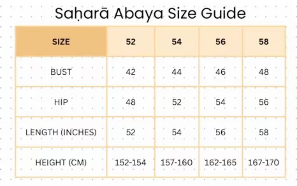 (Minor Defect) Saḥarā Beaded Abaya