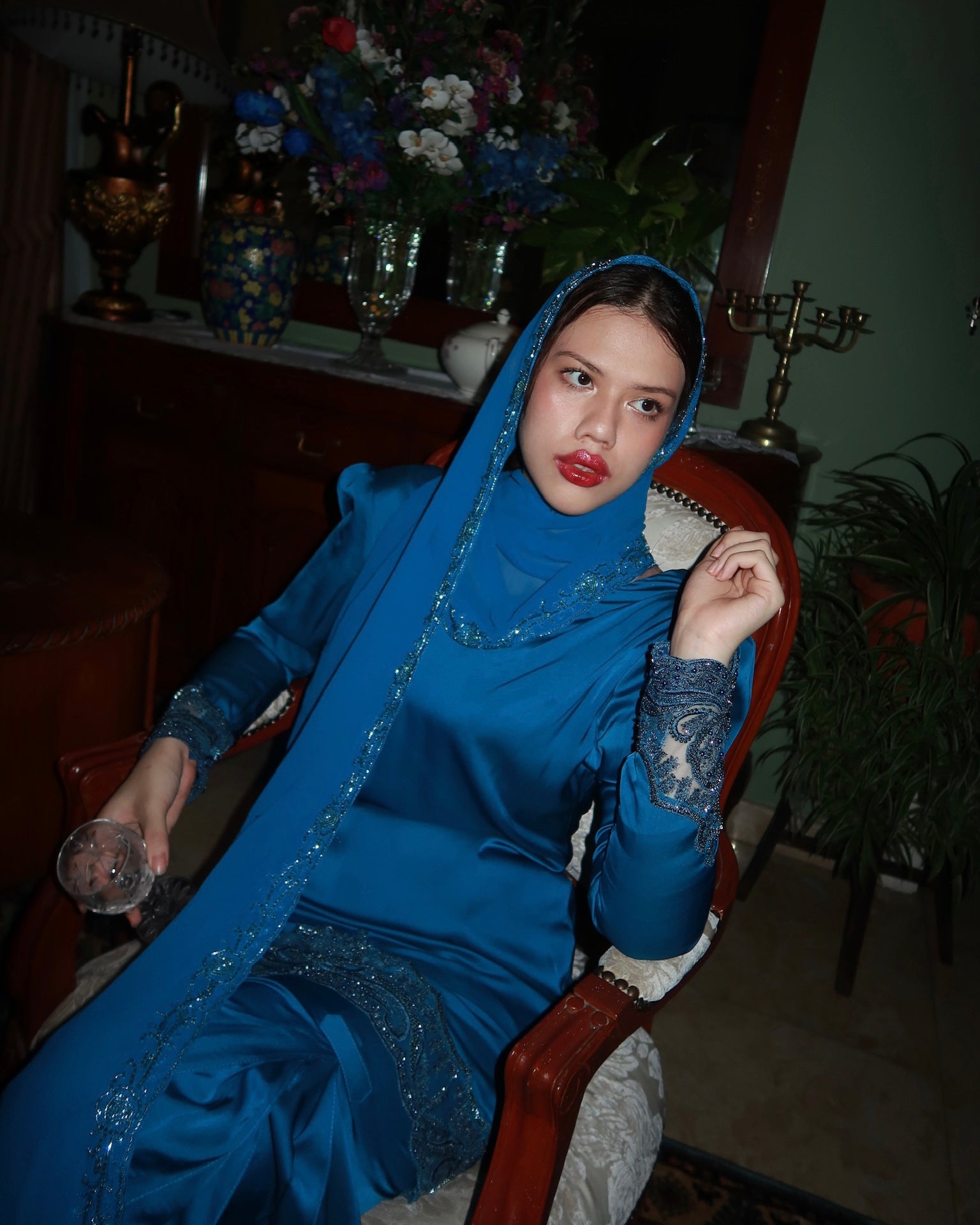Saharā Beaded Shawl