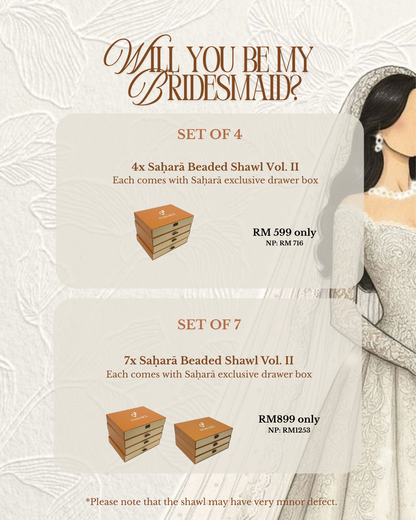 Sahara Beaded Shawl – The Gift Set